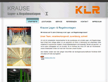 Tablet Screenshot of krause-montagen.de